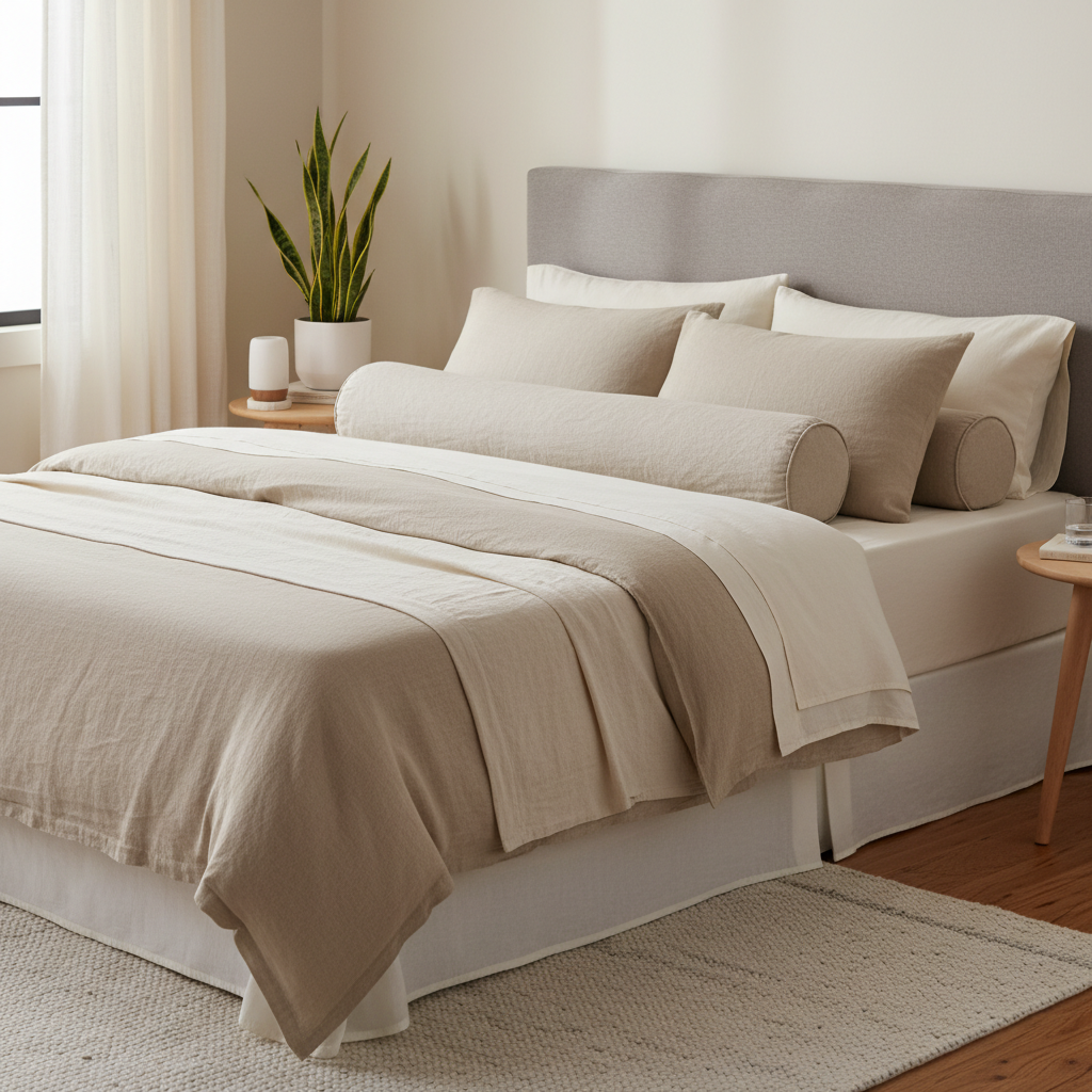 Bedroom setup for side sleepers with back pain