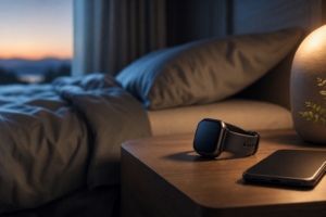 Photo-realistic sleep-health hero image for: Sleep Tracker Metrics That Actually Matter